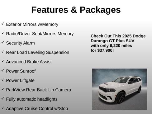 Used 2025 Dodge Durango GT AWD/4WD image 8