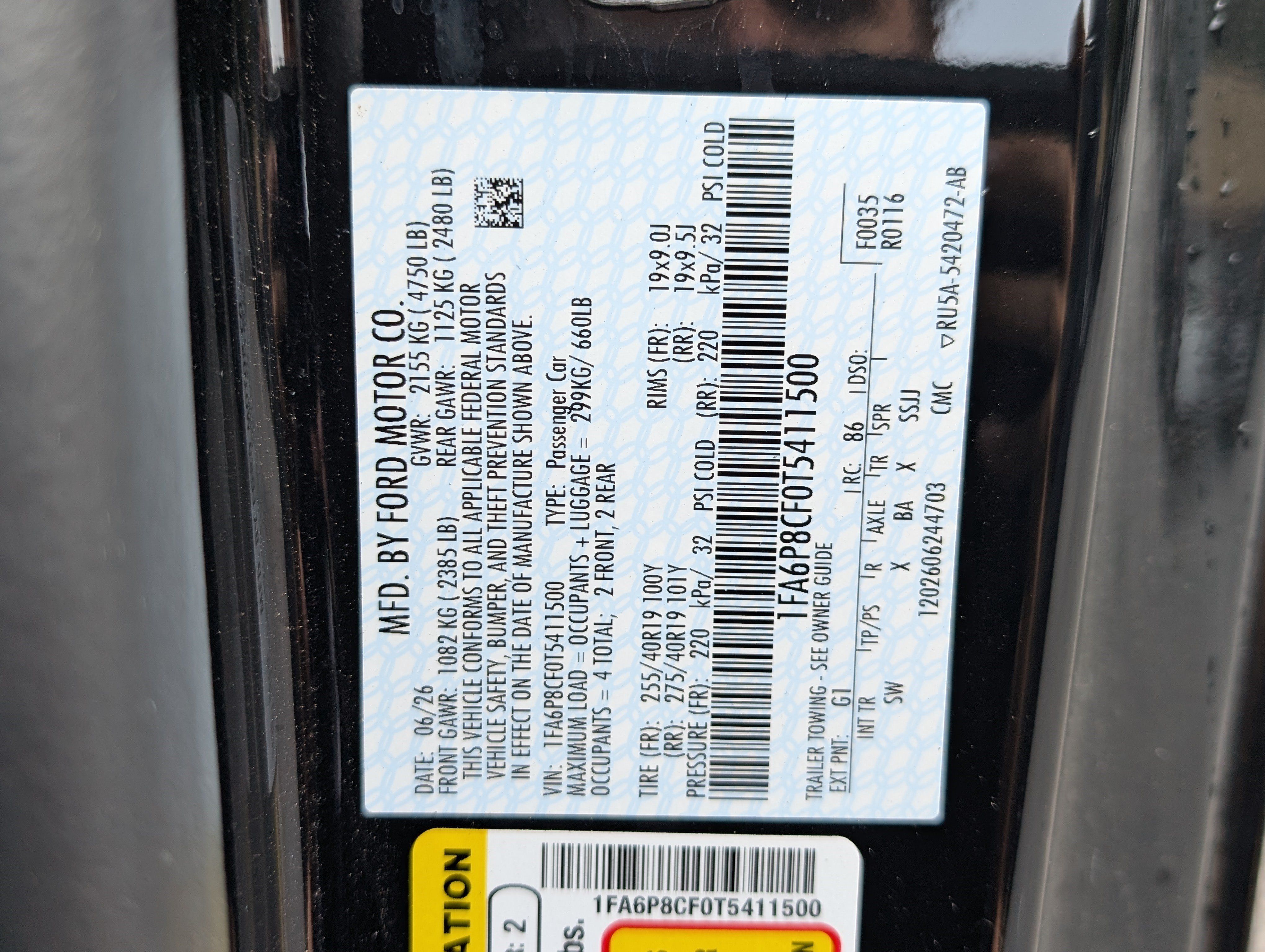 Used 2026 Ford Mustang GT Premium w/ GT Performance Package RWD image 35