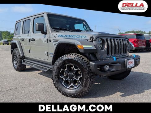 Used 2021 Jeep Wrangler Unlimited Rubicon 4xe w/ Steel Bumper Group AWD/4WD image 1