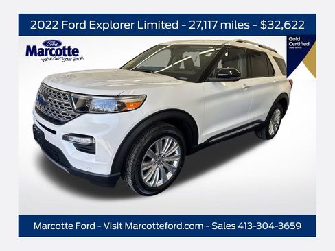 Certified 2022 Ford Explorer Limited w/ Limited Technology Package image 1