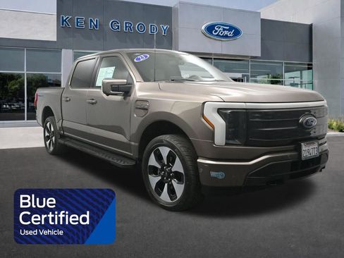 Certified 2023 Ford F150 Lightning Platinum image 1