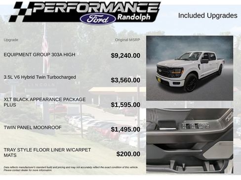 Used 2024 Ford F150 XLT w/ Equipment Group 303A High AWD/4WD image 6