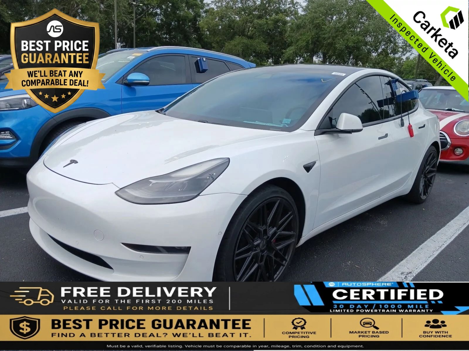 Used 2021 Tesla Model 3 Performance AWD/4WD image 1