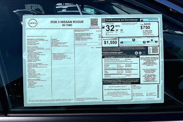 New 2026 Nissan Rogue SV FWD image 12