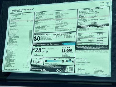 New 2025 BMW 740i image 29