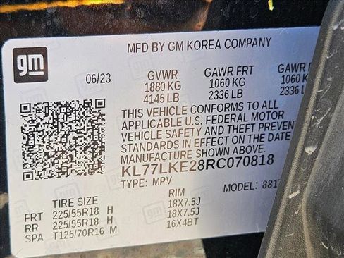 Used 2024 Chevrolet Trax ACTIV w/ Sunroof Package FWD image 28