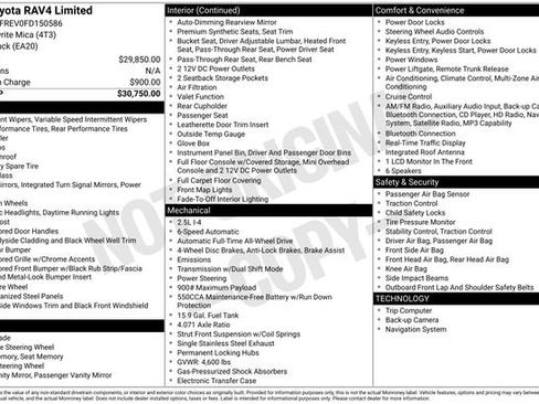 Used 2015 Toyota RAV4 Limited image 9