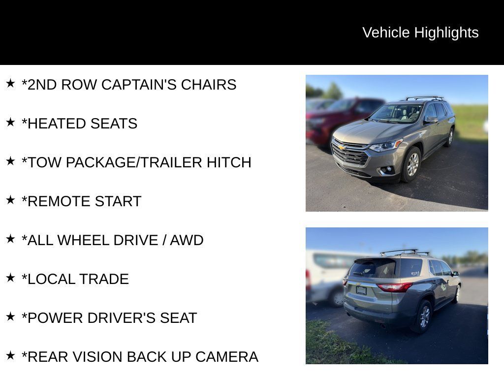 Used 2019 Chevrolet Traverse LT w/ LPO, 'HIT The Road' Package AWD/4WD image 5