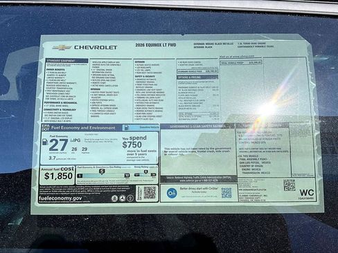 New 2026 Chevrolet Equinox LT w/ LPO, Floor Liner Package image 14