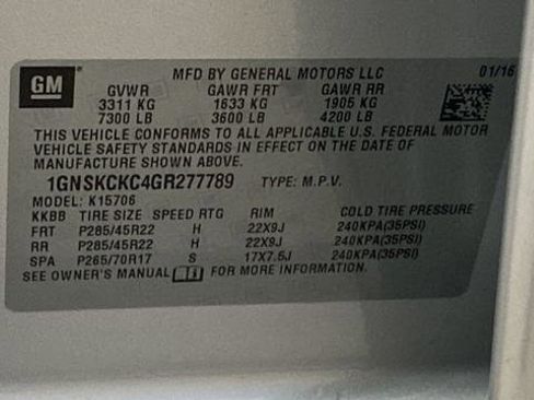 Used 2016 Chevrolet Tahoe LTZ AWD/4WD image 30