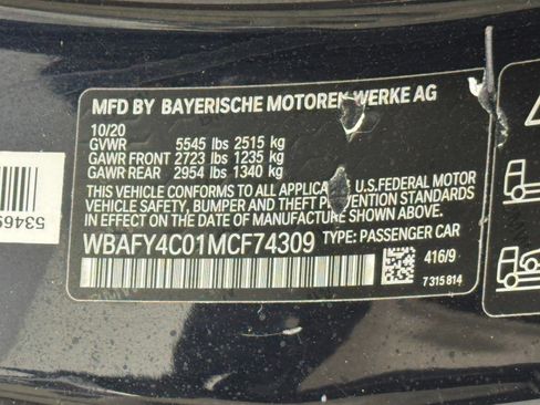 Used 2021 BMW M850i xDrive Convertible image 46