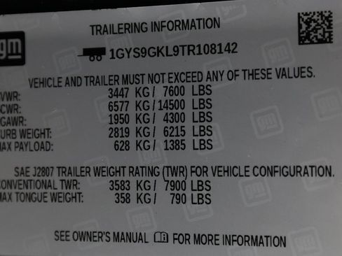 Used 2026 Cadillac Escalade Platinum Sport w/ LPO, Floor Liner Package image 64