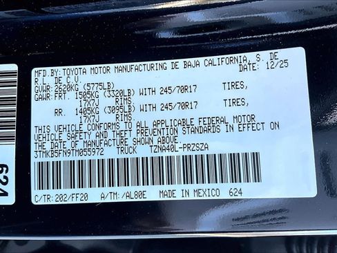 New 2026 Toyota Tacoma SR5 image 17