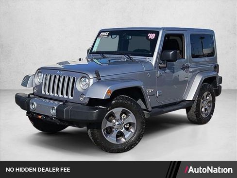 Used 2018 Jeep Wrangler Sahara w/ Connectivity Group AWD/4WD image 1