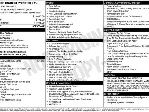 New 2025 Buick Envision Preferred image 25