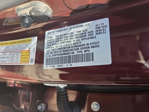Used 2021 Honda Pilot Touring image 14