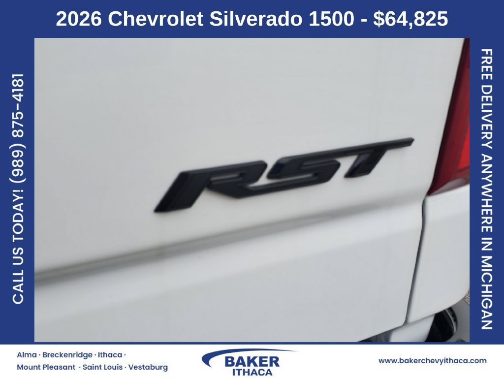 New 2026 Chevrolet Silverado 1500 RST w/ Rally Edition AWD/4WD image 32