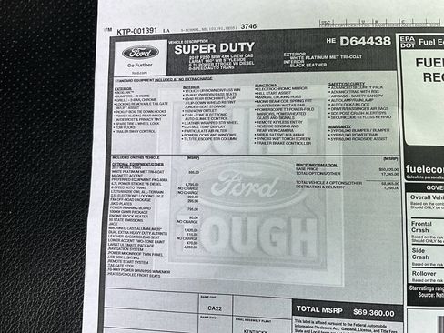 Used 2017 Ford F250 Lariat w/ Lariat Ultimate Package image 19