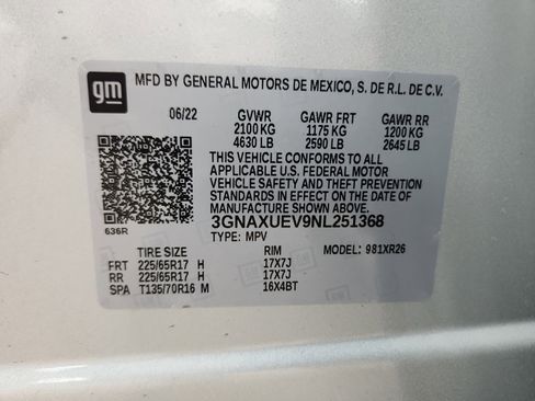 Used 2022 Chevrolet Equinox LT image 26
