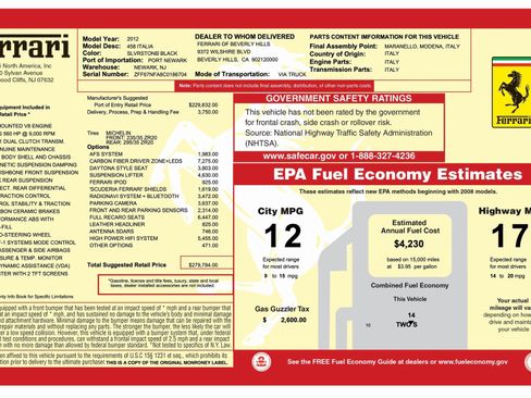 Certified 2012 Ferrari 458 Italia Coupe image 22