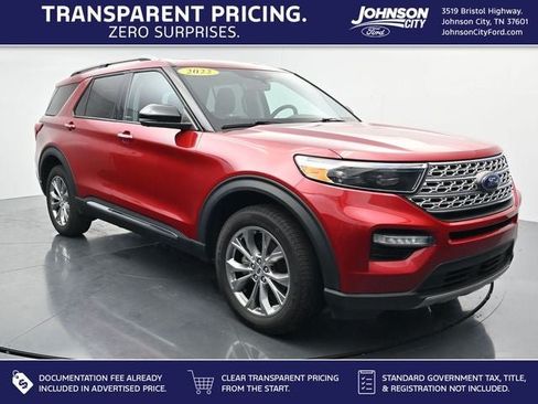 Certified 2022 Ford Explorer Limited w/ Equipment Group 301A AWD/4WD image 1