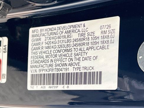 New 2026 Honda Ridgeline Black Edition image 31