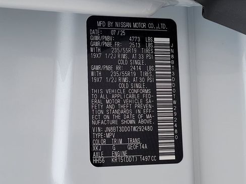 New 2026 Nissan Rogue Platinum w/ Platinum Premium Package image 14