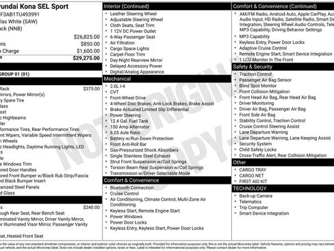 New 2026 Hyundai Kona SEL Sport FWD image 20