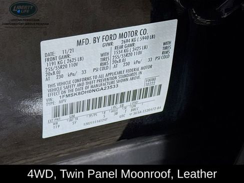 Used 2022 Ford Explorer XLT w/ Equipment Group 202A image 33