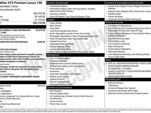 Used 2021 Cadillac XT5 Premium Luxury image 8