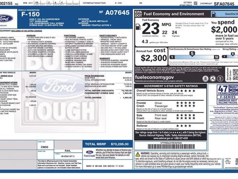 Used 2025 Ford F150 Lariat w/ Equipment Group 501A Mid AWD/4WD image 32
