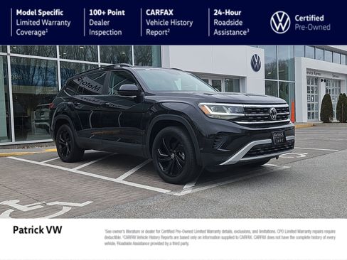 Certified 2023 Volkswagen Atlas SE w/ Black Wheel Package image 1