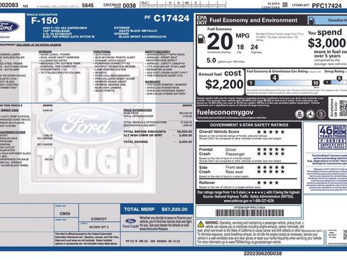 Used 2023 Ford F150 XLT w/ Equipment Group 302A High AWD/4WD image 52