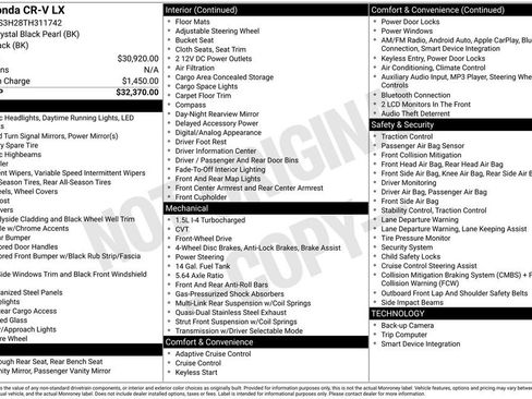 Certified 2026 Honda CR-V LX image 35