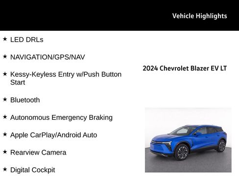 Used 2024 Chevrolet Blazer EV LT AWD/4WD image 29