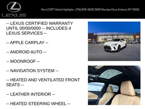 Certified 2025 Lexus RX 350h w/ Kick Sensor & Tow Package AWD/4WD image 6