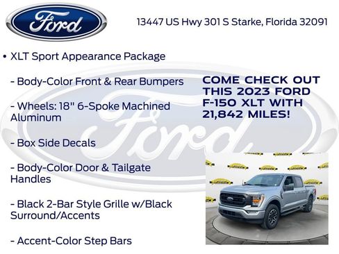 Certified 2023 Ford F150 XLT w/ Equipment Group 302A High AWD/4WD image 32