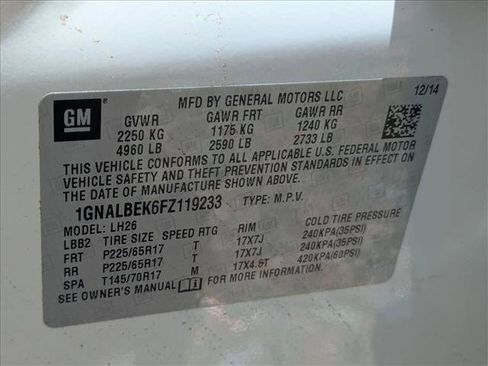 Used 2015 Chevrolet Equinox LT w/ Driver Convenience Package image 18