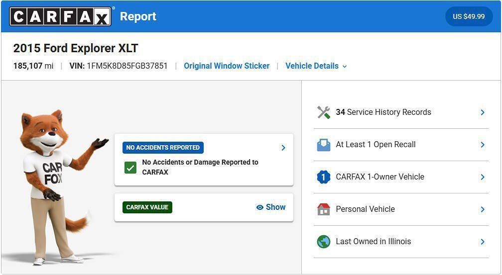 Used 2015 Ford Explorer XLT w/ Equipment Group 202B AWD/4WD image 24