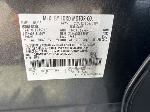 Used 2019 Ford Edge SEL w/ Equipment Group 201A image 44