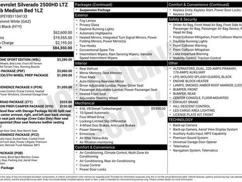 Used 2025 Chevrolet Silverado 2500 LTZ w/ Z71 Chrome Sport Edition image 5