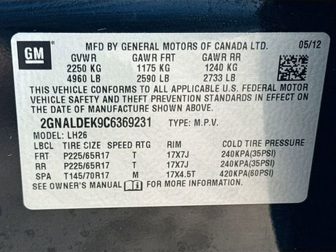 Used 2012 Chevrolet Equinox LT w/ Driver Convenience Package image 29