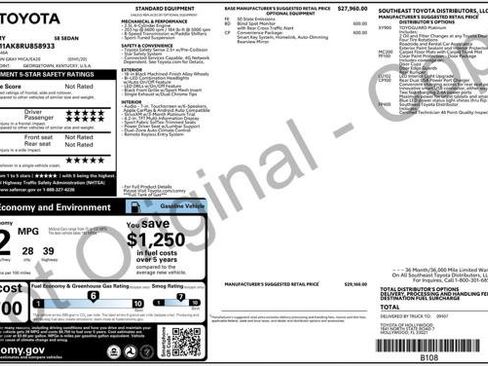 Used 2024 Toyota Camry SE w/ Convenience Package image 4