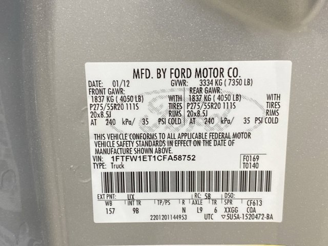Used 2012 Ford F150 Platinum AWD/4WD image 31