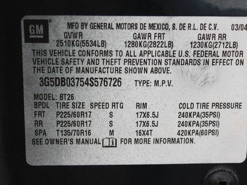 Used 2004 Buick Rendezvous AWD image 14