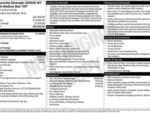 Used 2020 Chevrolet Silverado 2500 W/T w/ WT Convenience Package AWD/4WD image 24