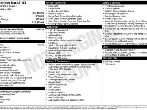 Used 2018 Chevrolet Trax LT w/ LT Convenience Package image 8