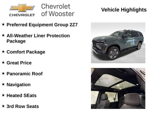 New 2026 Chevrolet Tahoe Z71 w/ Comfort Package AWD/4WD image 2