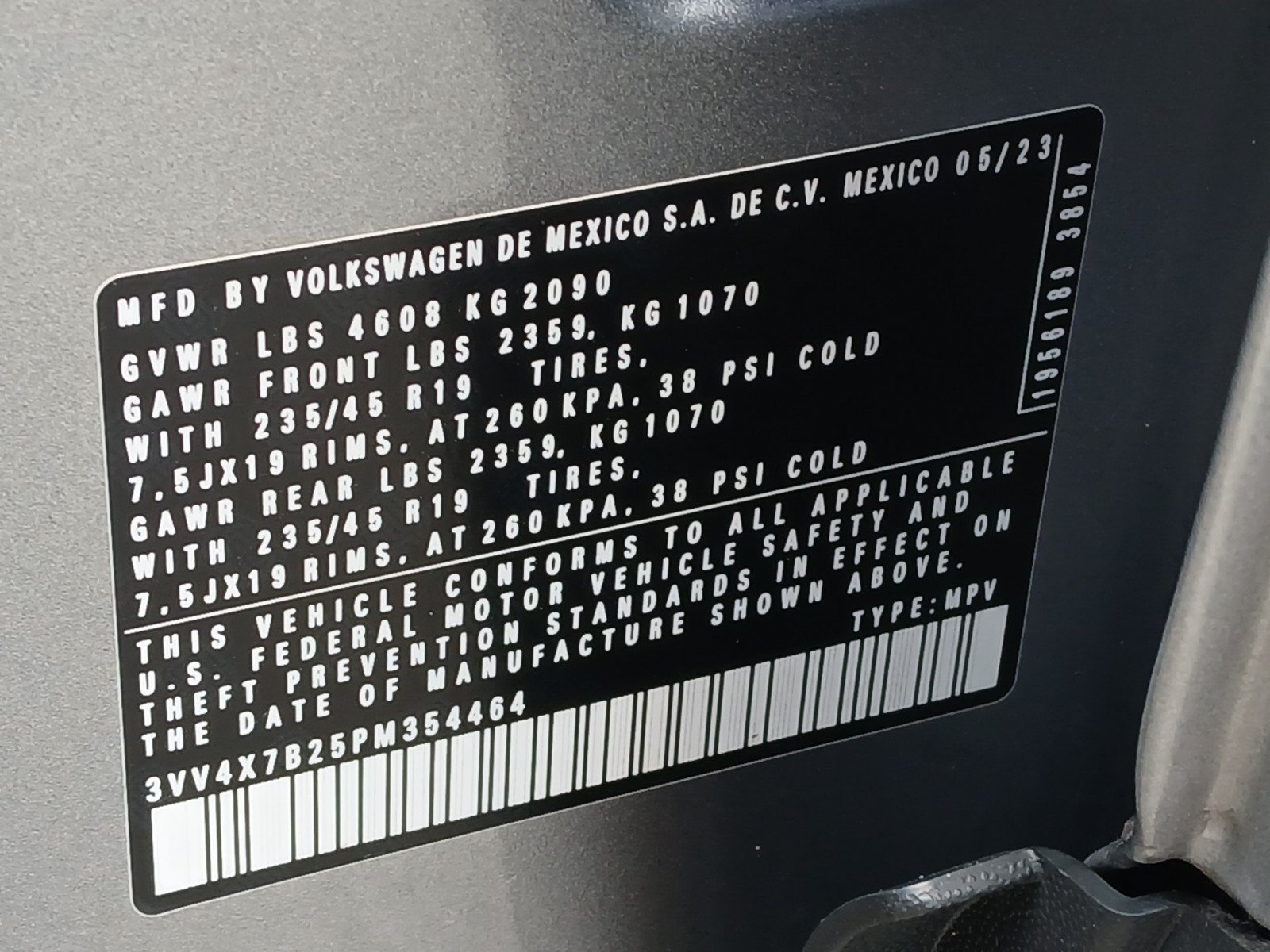 Certified 2023 Volkswagen Taos SEL AWD/4WD image 19