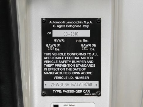 Used 2010 Lamborghini Gallardo LP 560-4 image 76